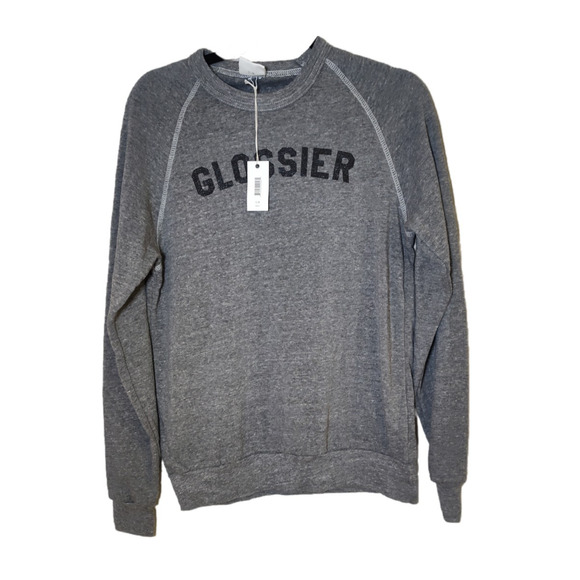 Glossier Tops - Glossier Gray Women's Pullover Crewneck Sweater Sweatshirt Size Small